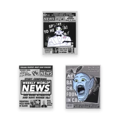 Weekly World News 3-Pack Enamel Pins