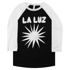 La Luz Star Black & White Baseball T-Shirt