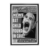 Weekly World News Bat Boy Found In Cave! Poster New Merch