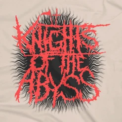 Knights Of The Abyss Black Splatter Sand T-Shirt New Merch