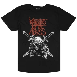 Knights Of The Abyss New Merch Skull Stab Black T-Shirt