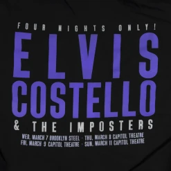 Elvis Costello Four Nights Only Tour Zip Hoodie