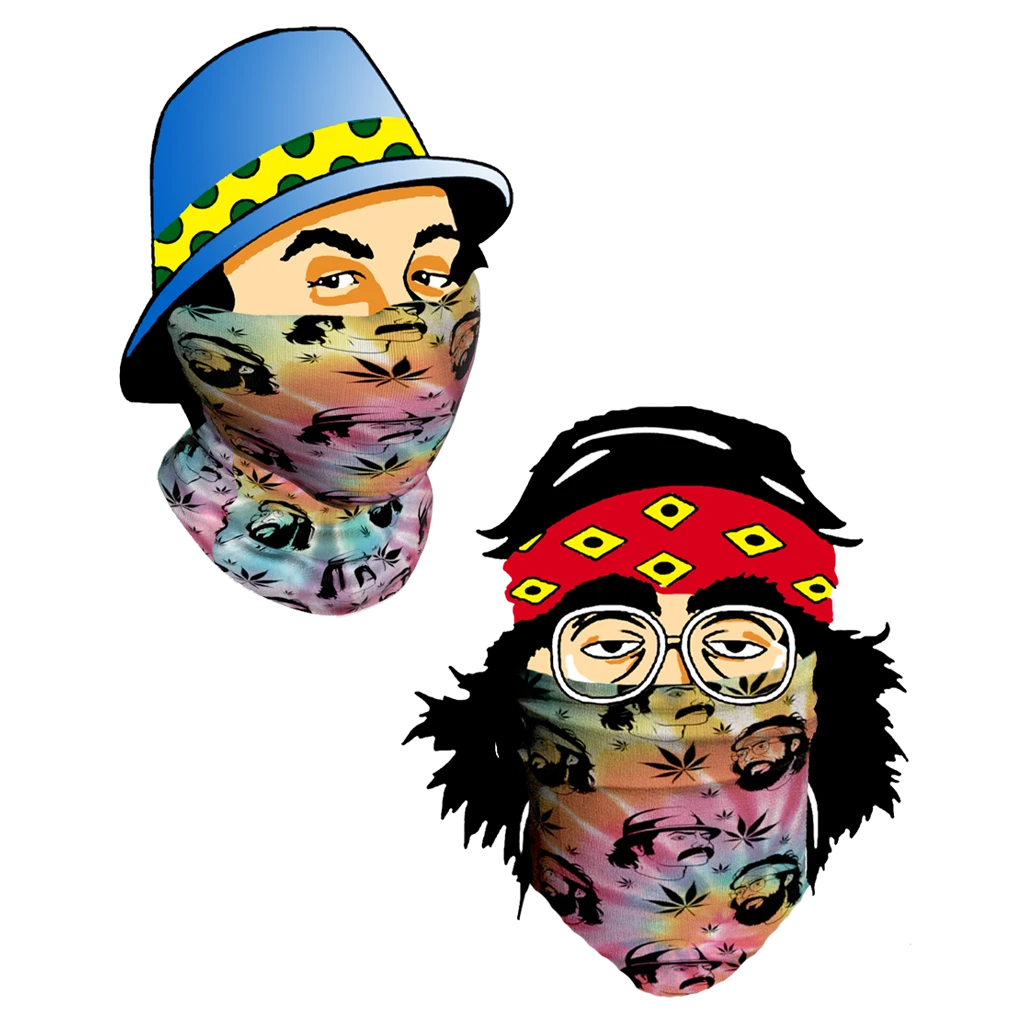 Cheech And Chong Neck/Face Gaiter 1 Cheech And Chong Neck/Face Gaiter