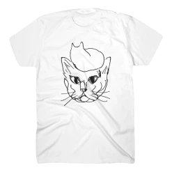Rodrigo Amarante Cat On Cat White T-Shirt