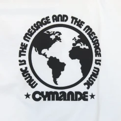 Cymande The Message - Globe White T-Shirt New Merch