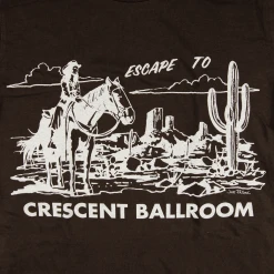 Crescent Ballroom Escape To.. Brown T-Shirt