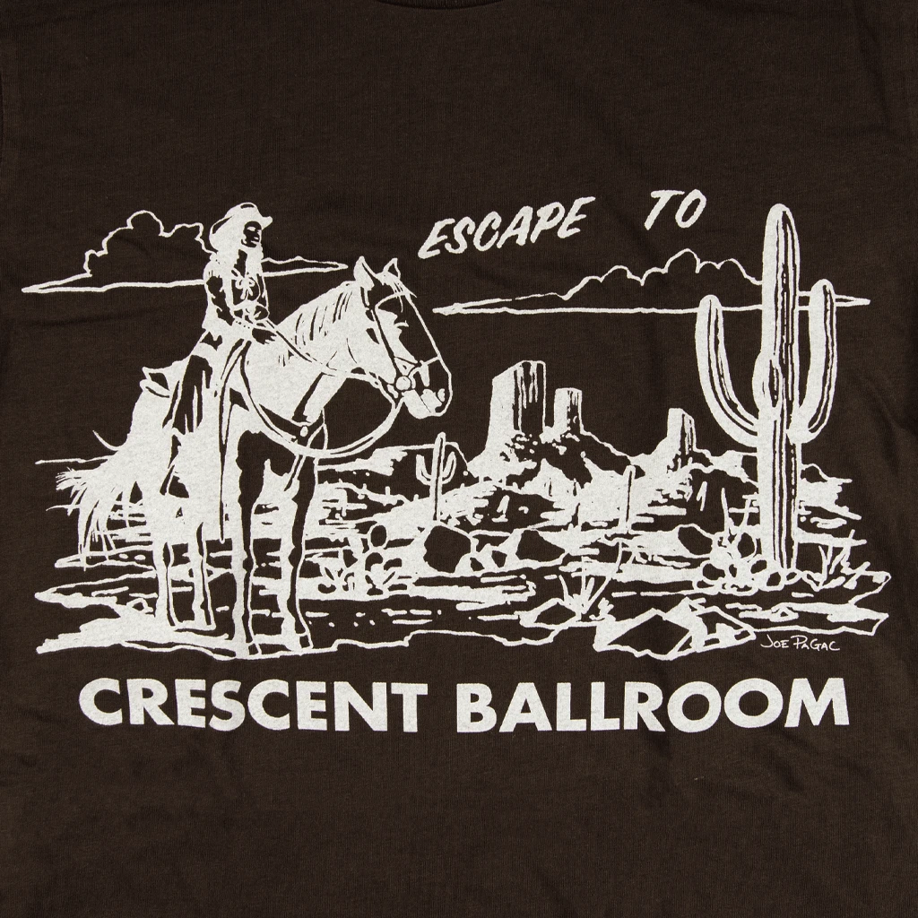 Crescent Ballroom Escape To.. Brown T-Shirt 2 Crescent Ballroom Escape To.. Brown T-Shirt
