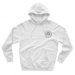 Disco Lines Flower Face Hoodie New Merch
