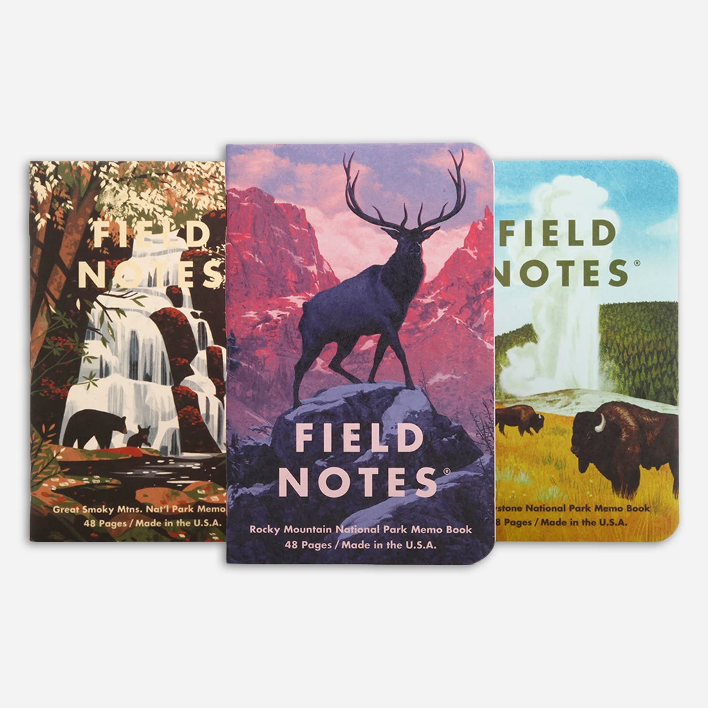 Field Notes National Parks 3-Pack New Merch 4 Field Notes National Parks 3-Pack New Merch