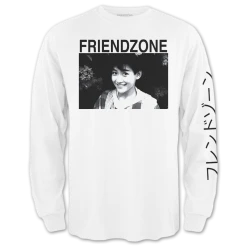 SlyVinyl Records Friendzone White Long Sleeve Everything