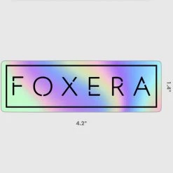Foxera Limited Edition Holographic Sticker Pack New Merch