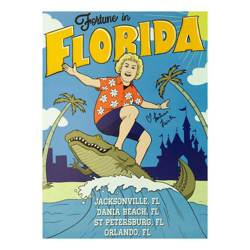 Fortune Feimster In Florida Signed Poster 1 Fortune Feimster In Florida Signed Poster