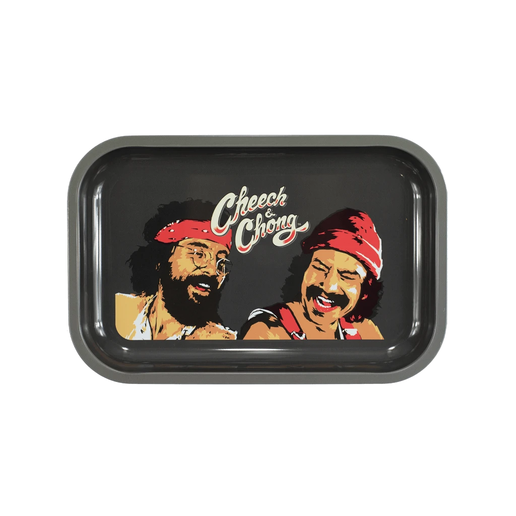Cheech And Chong Faces Rolling Tray 1 Cheech And Chong Faces Rolling Tray