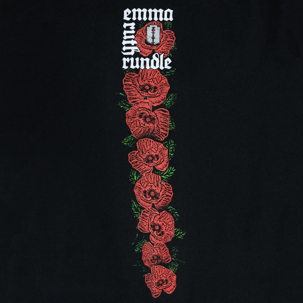 Emma Ruth Rundle Poppies Black Sweatpants New Merch 3 Emma Ruth Rundle Poppies Black Sweatpants New Merch