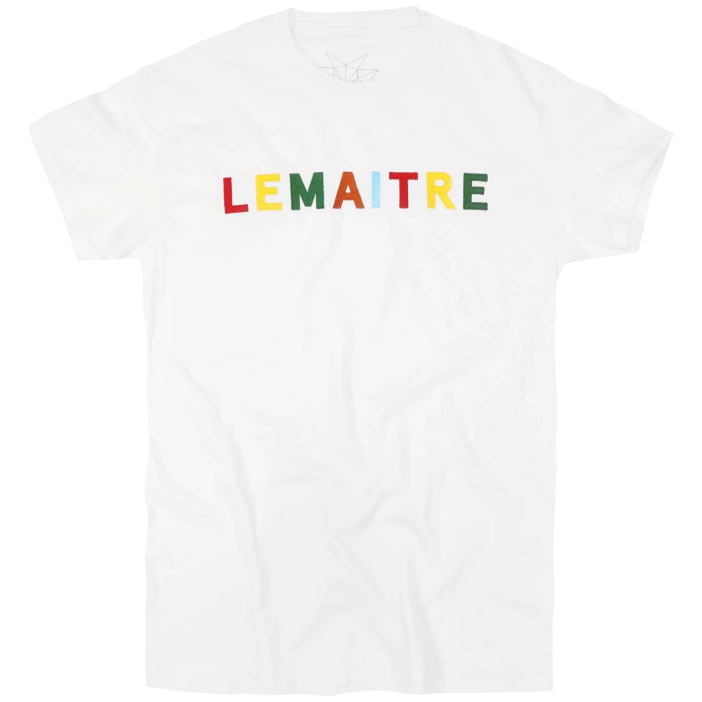 Lemaitre Rainbow Embroidered T-Shirt New Merch 1 Lemaitre Rainbow Embroidered T-Shirt New Merch
