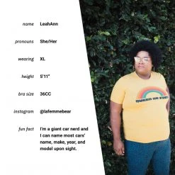 Autostraddle Queer As Fuck Heather Mustard Tee New Merch