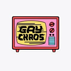 Autostraddle Gay Chaos Sticker