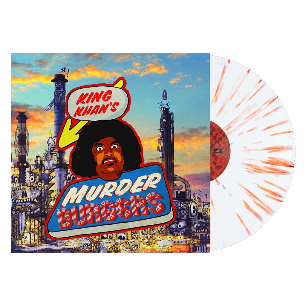 King Khan Murderburgers - White With Red Splatter 12" Vinyl 1 King Khan Murderburgers - White With Red Splatter 12" Vinyl