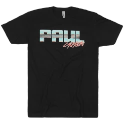 Paul Cauthen Retro Black T-Shirt