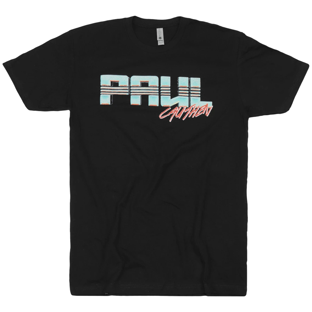 Paul Cauthen Retro Black T-Shirt 1 Paul Cauthen Retro Black T-Shirt