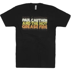 Paul Cauthen Grease Fire Black T-Shirt