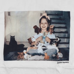 Julia Nunes New Merch Photo White T-Shirt