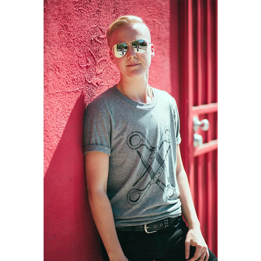 Autostraddle Basic Scissoring Grey Tri-Blend 3 Autostraddle Basic Scissoring Grey Tri-Blend