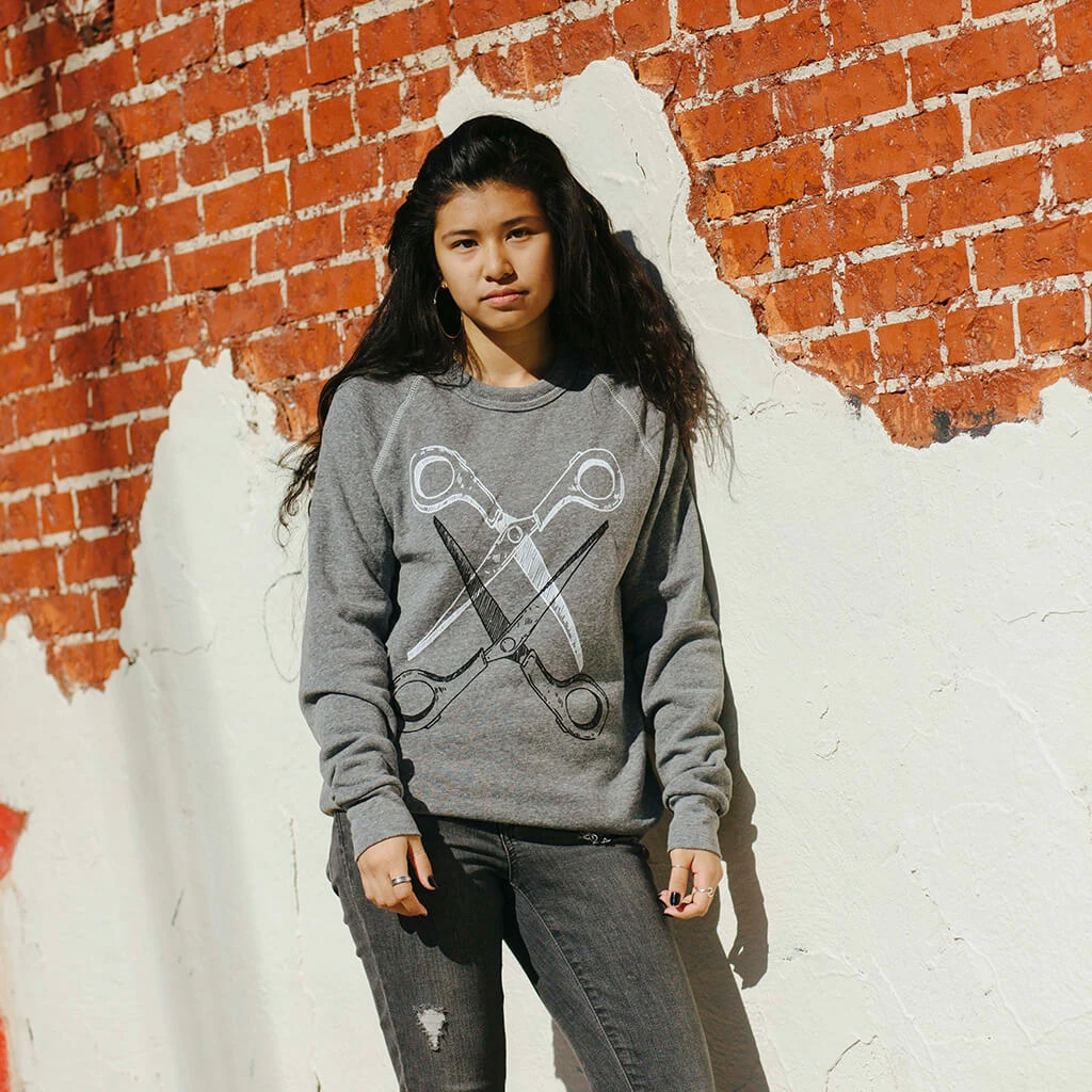 Autostraddle New Merch Basic Scissoring Sweatshirt 2 Autostraddle New Merch Basic Scissoring Sweatshirt