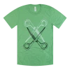 Autostraddle Basic Scissoring Green Tee New Merch