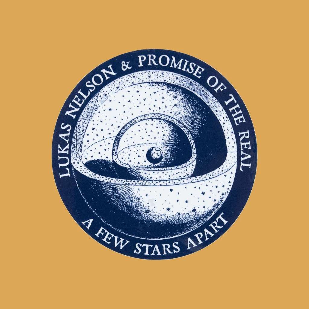 Lukas Nelson & Promise Of The Real A Few Stars Apart Circle Sticker 1 Lukas Nelson & Promise Of The Real A Few Stars Apart Circle Sticker
