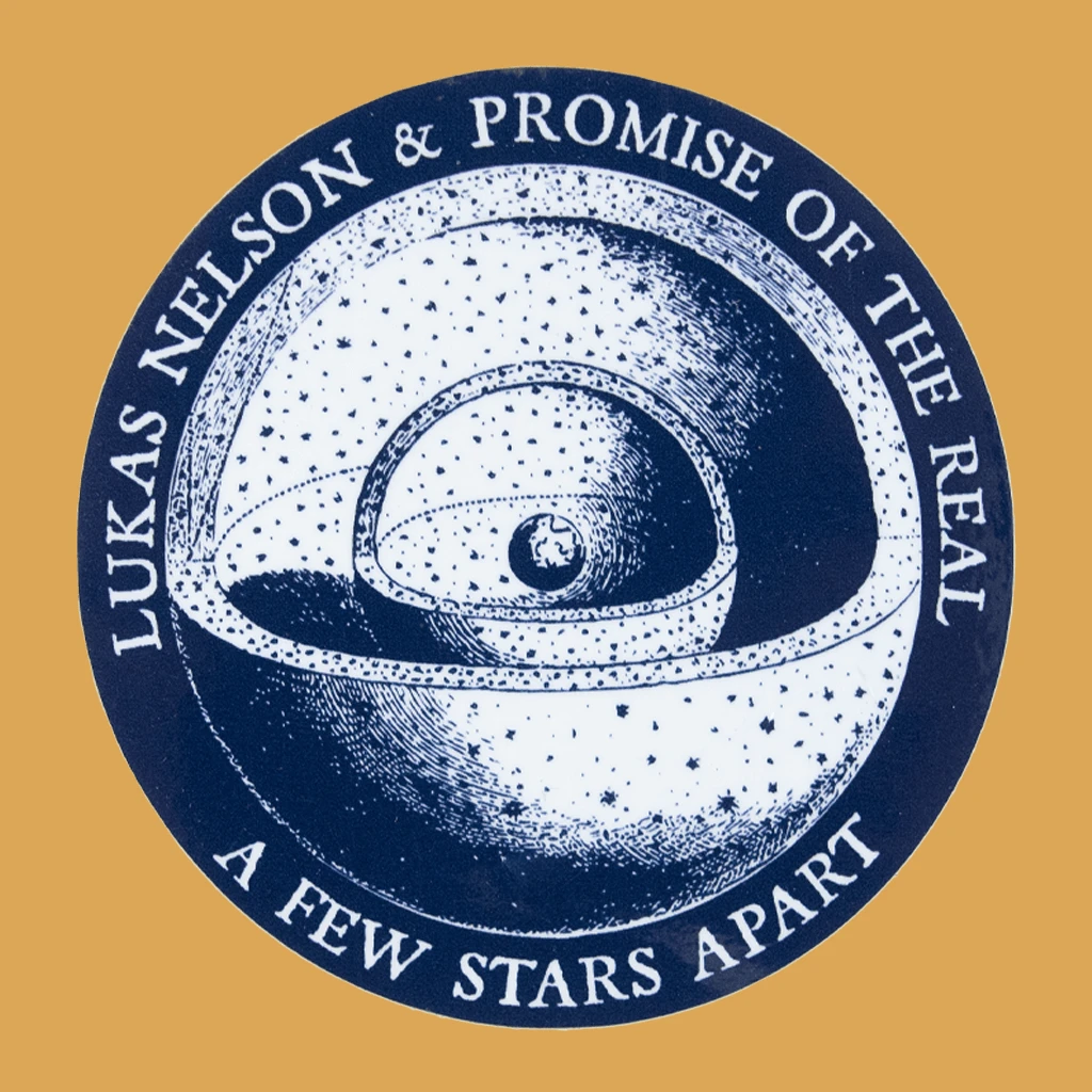 Lukas Nelson & Promise Of The Real A Few Stars Apart Circle Sticker 2 Lukas Nelson & Promise Of The Real A Few Stars Apart Circle Sticker
