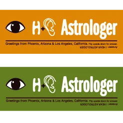 Eye H(ear) Astrologer Bumper Sticker Pack New Merch