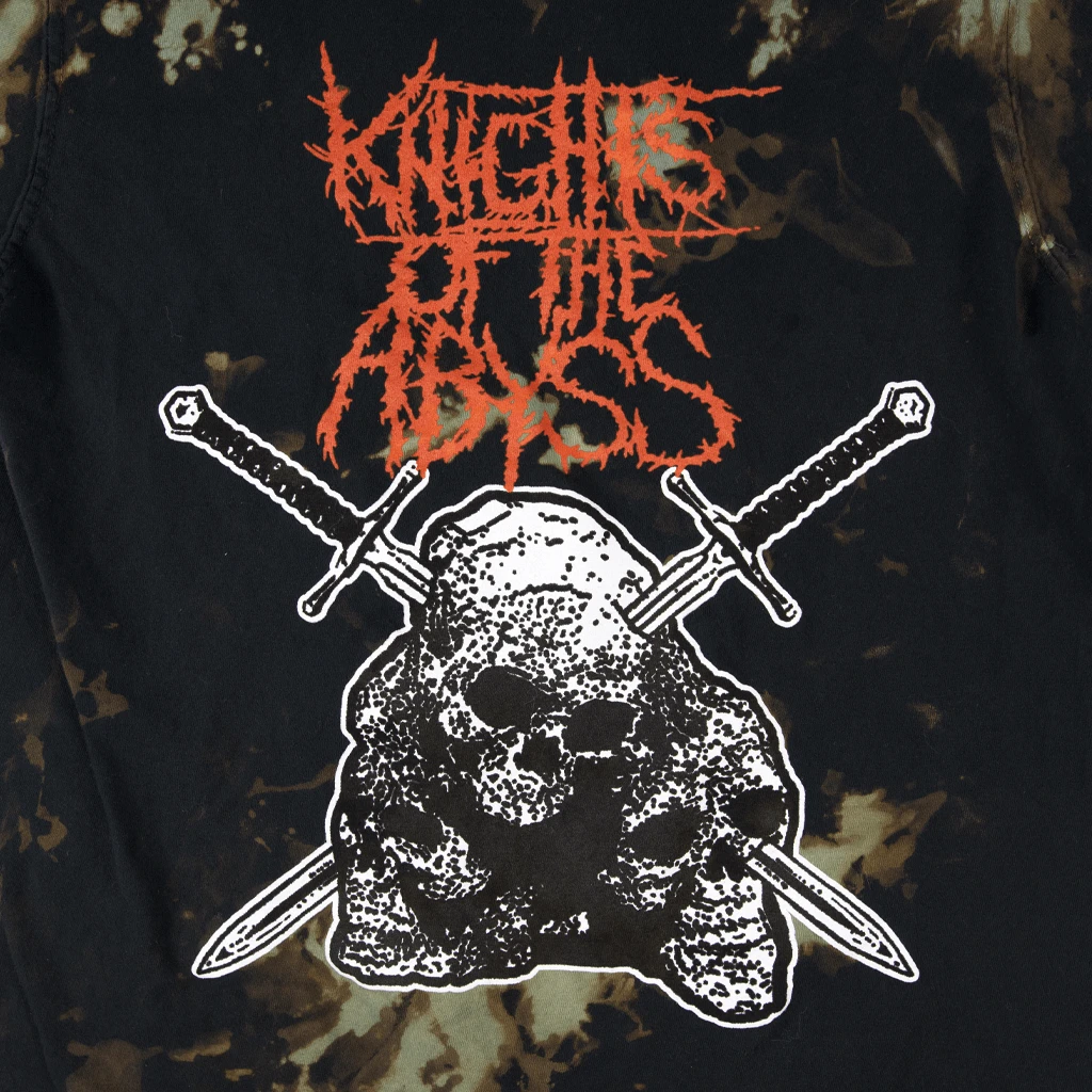 Knights Of The Abyss New Merch Skull Stab Tie-Dye T-Shirt 2 Knights Of The Abyss New Merch Skull Stab Tie-Dye T-Shirt