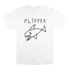 Flipper New Merch Classic Long Fish White T-Shirt