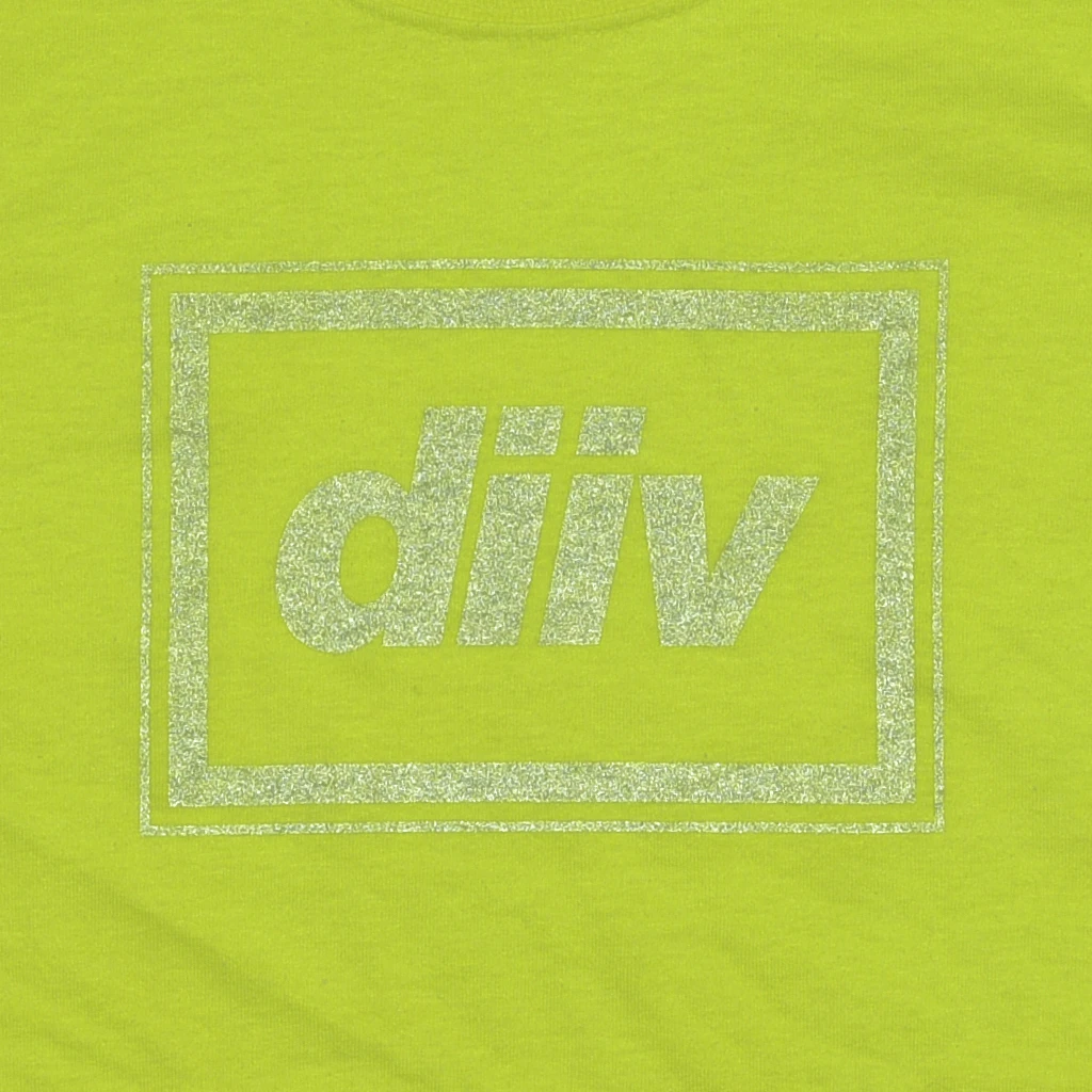 DIIV Skygazer Safety Green Long Sleeve T-Shirt 2 DIIV Skygazer Safety Green Long Sleeve T-Shirt