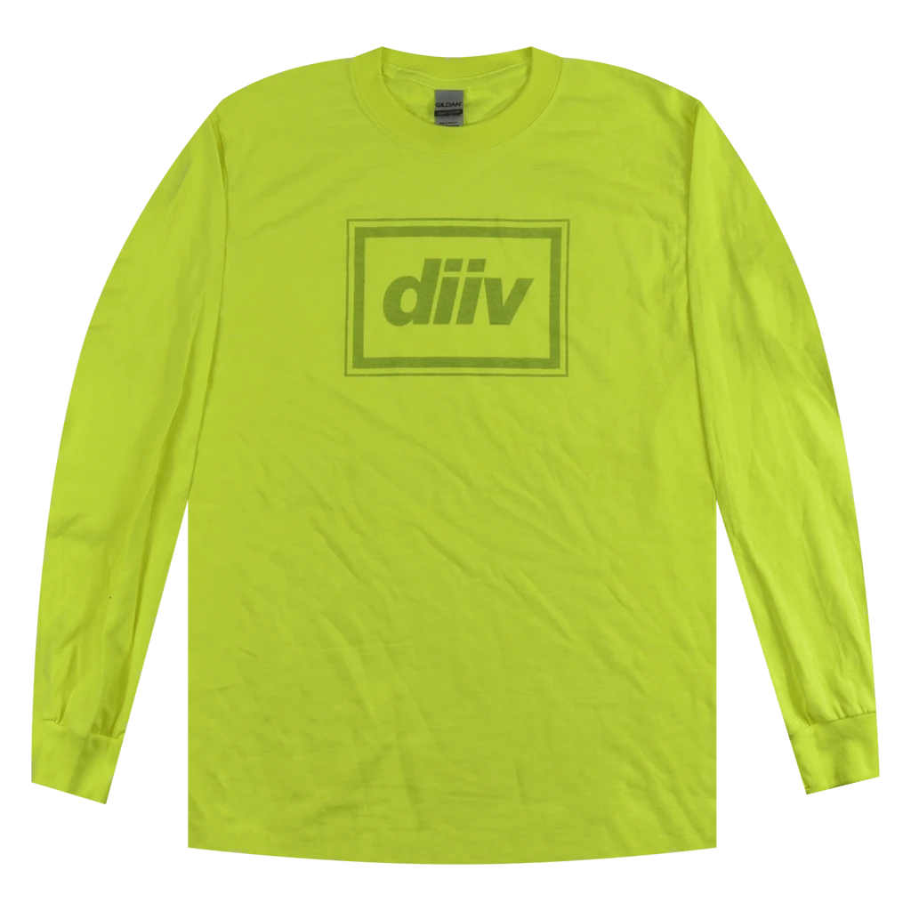 DIIV Skygazer Safety Green Long Sleeve T-Shirt 1 DIIV Skygazer Safety Green Long Sleeve T-Shirt